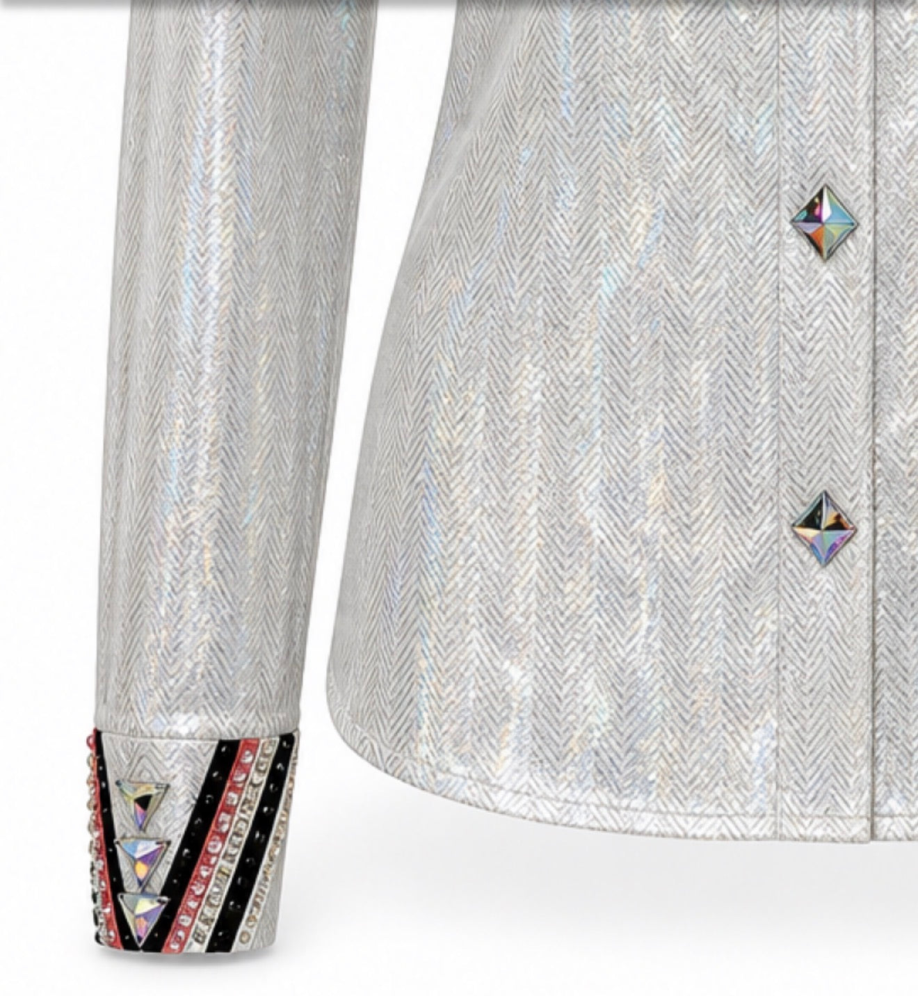 THE DOLLY SPARKLE ZIP UP